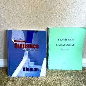 Elementary Statistics 7th edition & lab manual